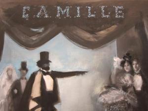 José C. Basarte's design for a front curtain for Ruth Page's ballet Camille.